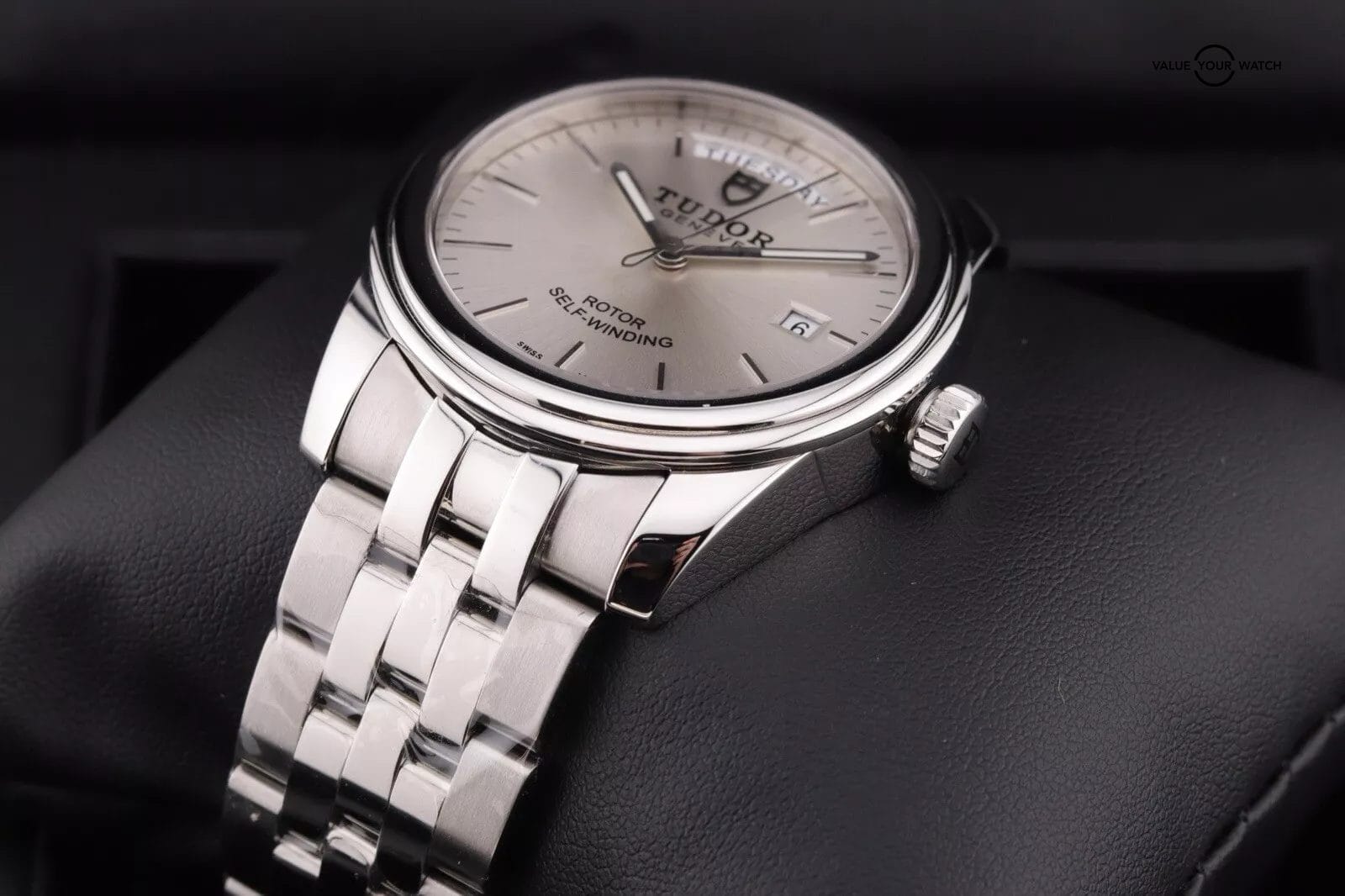 TUDOR Glamour Day Date 39mm | ref 56000 | With Stickers - Image 11