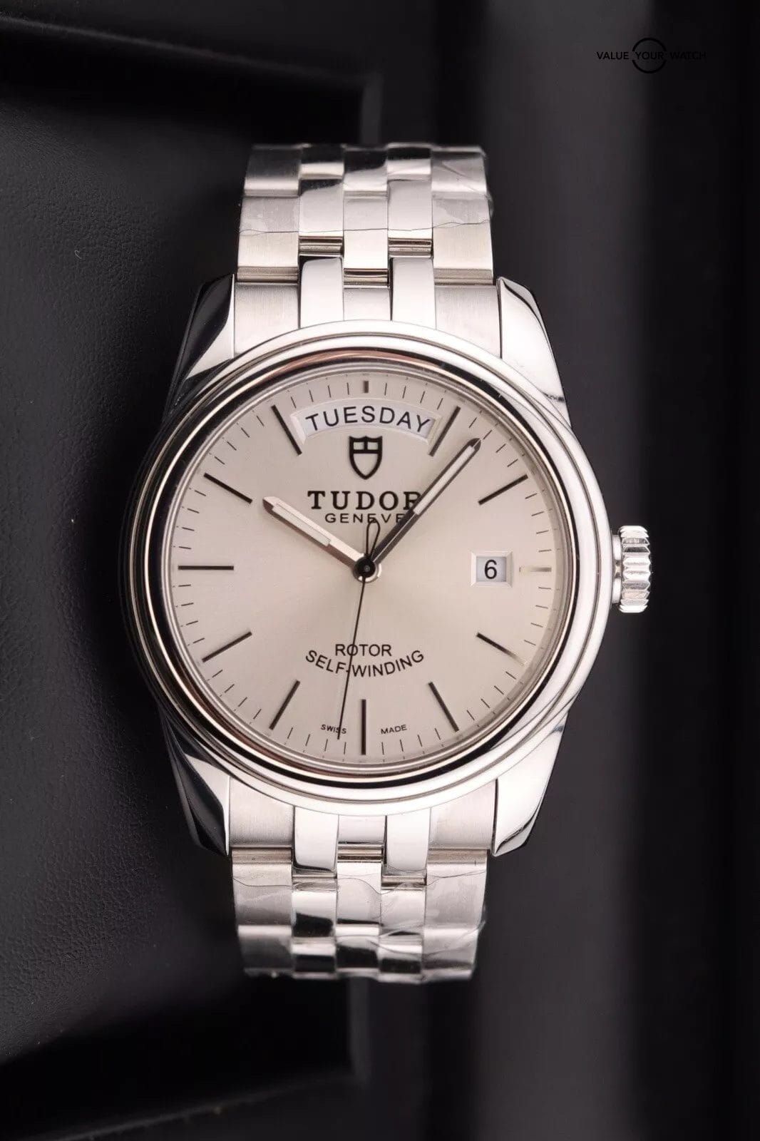 TUDOR Glamour Day Date 39mm | ref 56000 | With Stickers - Image 13