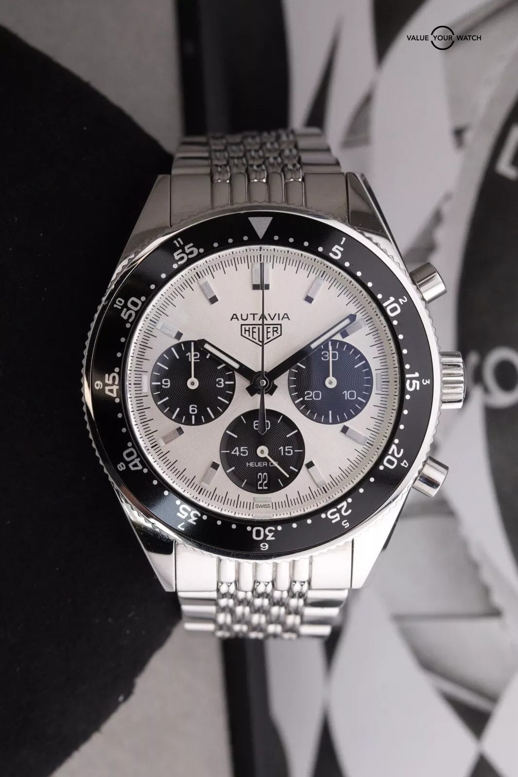 Tag Heuer Autavia Heritage Jack Heuer Limited Edition Panda Dial Steel CBE2111 - Image 8