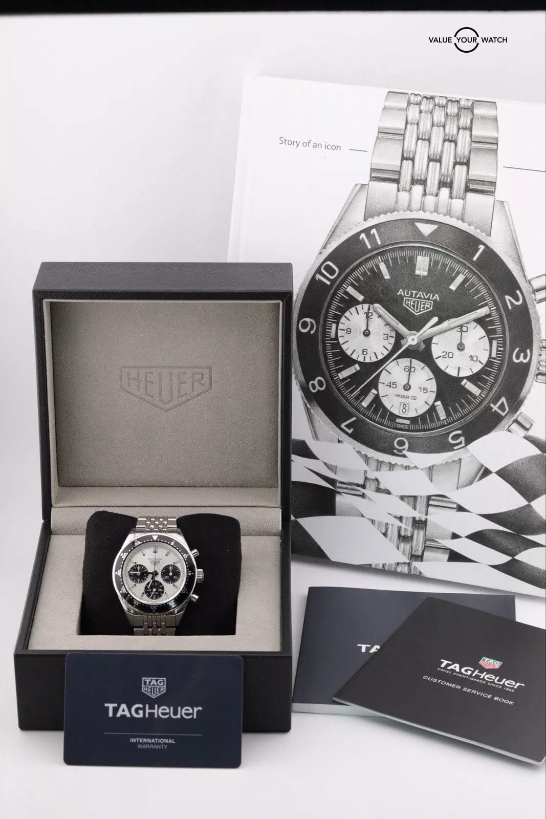 Tag Heuer Autavia Heritage Jack Heuer Limited Edition Panda Dial Steel CBE2111 - Image 10