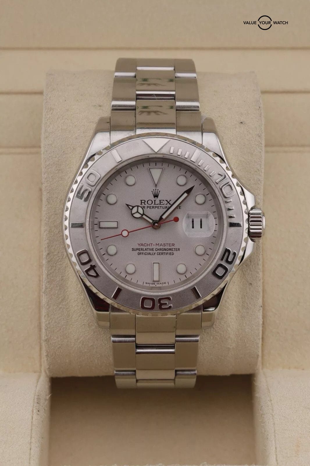 2007 Rolex Yacht-Master 16622 Oyster Bracelet with Platinum Bezel | Watch Only
