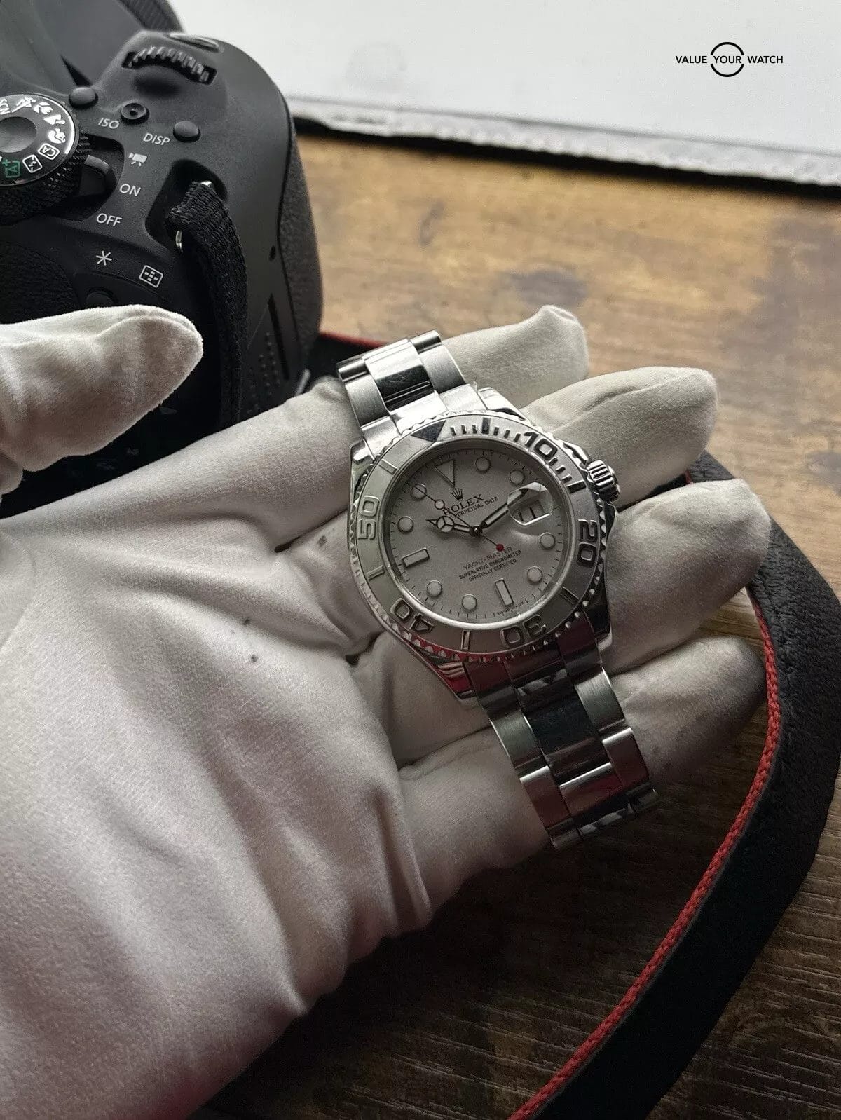 2007 Rolex Yacht-Master 16622 Oyster Bracelet with Platinum Bezel | Watch Only - Image 8