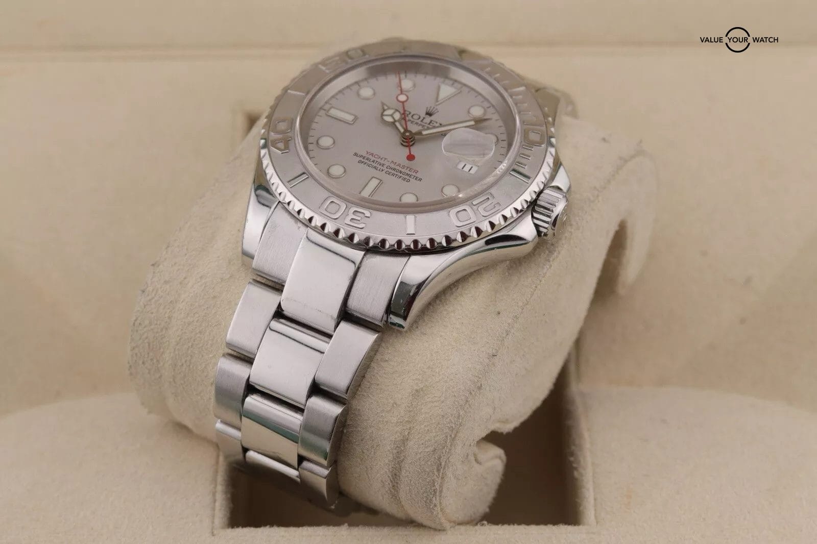 2007 Rolex Yacht-Master 16622 Oyster Bracelet with Platinum Bezel | Watch Only - Image 9