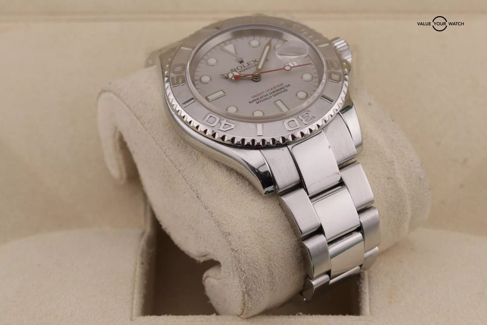 2007 Rolex Yacht-Master 16622 Oyster Bracelet with Platinum Bezel | Watch Only - Image 15