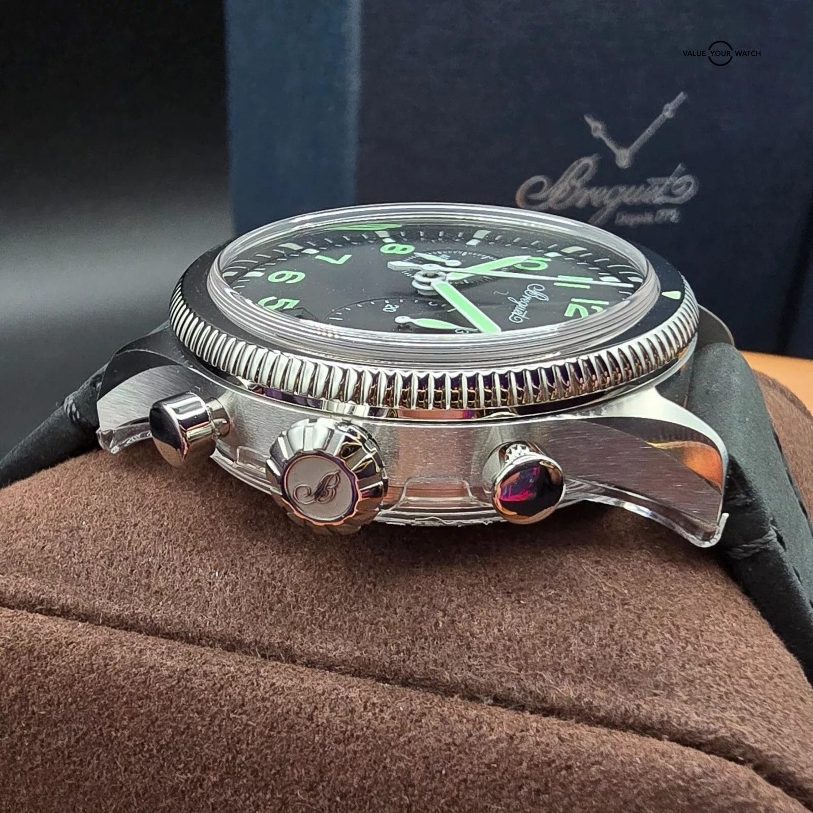 Breguet Type XX 20 Flyback Chronograph, 42mm 2024 full set! ref. 2057ST BNIB! - Image 6