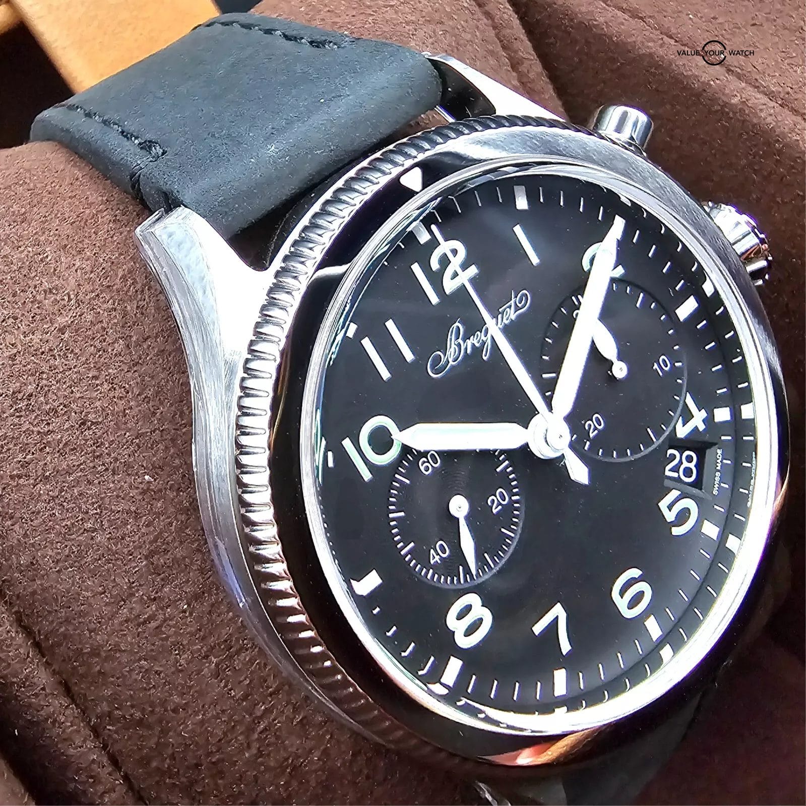 Breguet Type XX 20 Flyback Chronograph, 42mm 2024 full set! ref. 2057ST BNIB! - Image 8