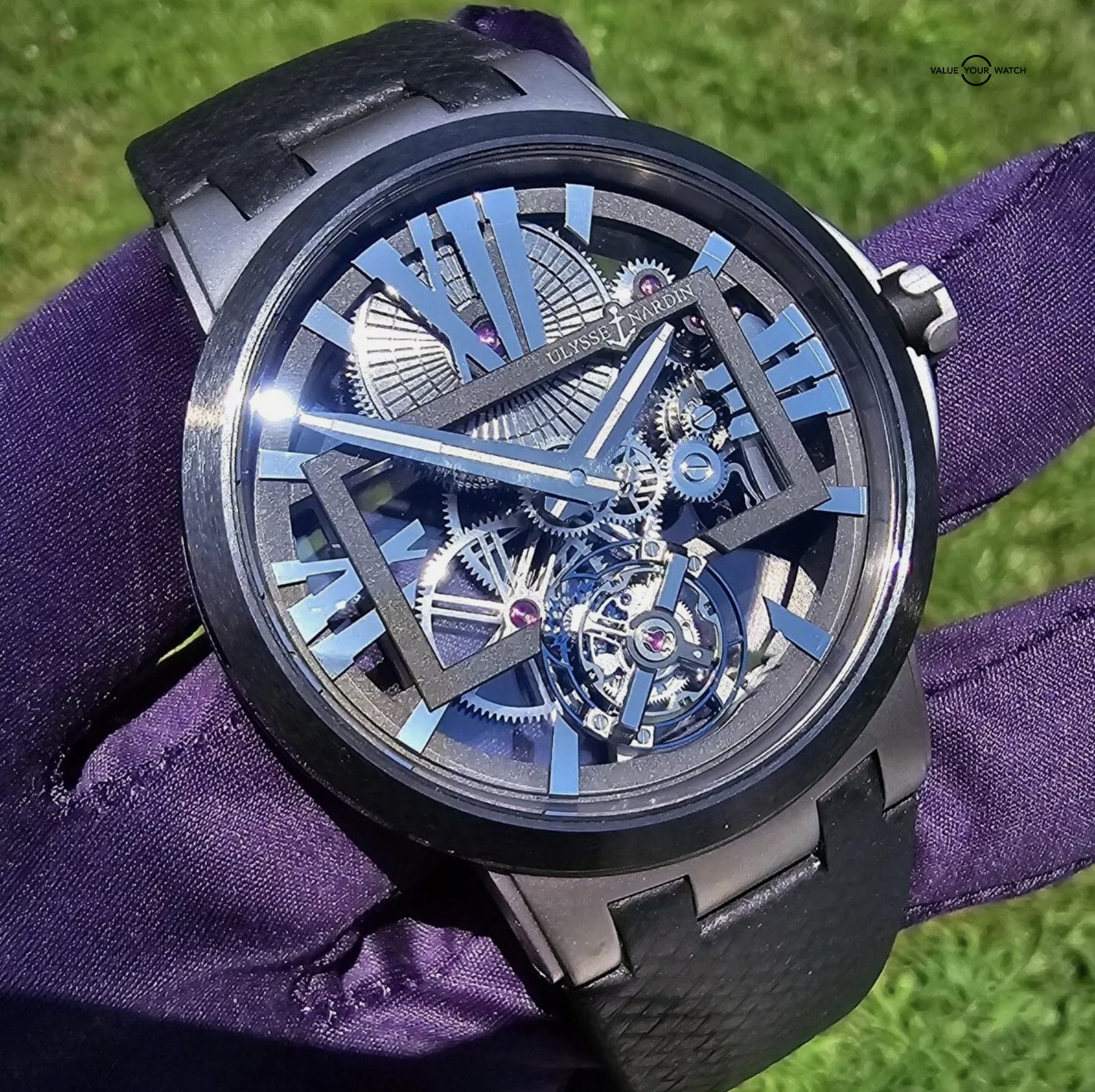 Ulysse Nardin Executive Tourbillon Skeleton- Ref 1713-139 45mm
