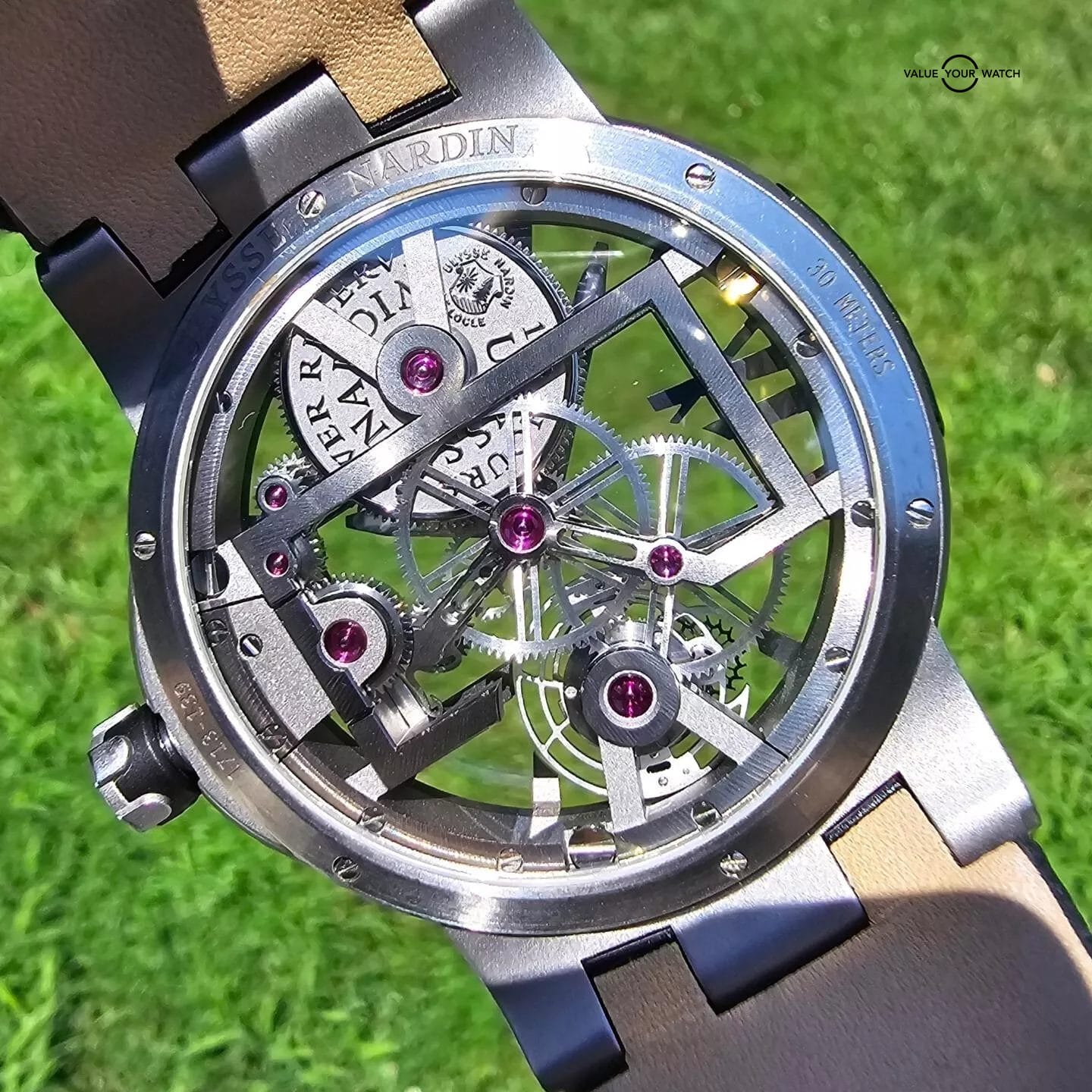 Ulysse Nardin Executive Tourbillon Skeleton- Ref 1713-139 45mm - Image 5