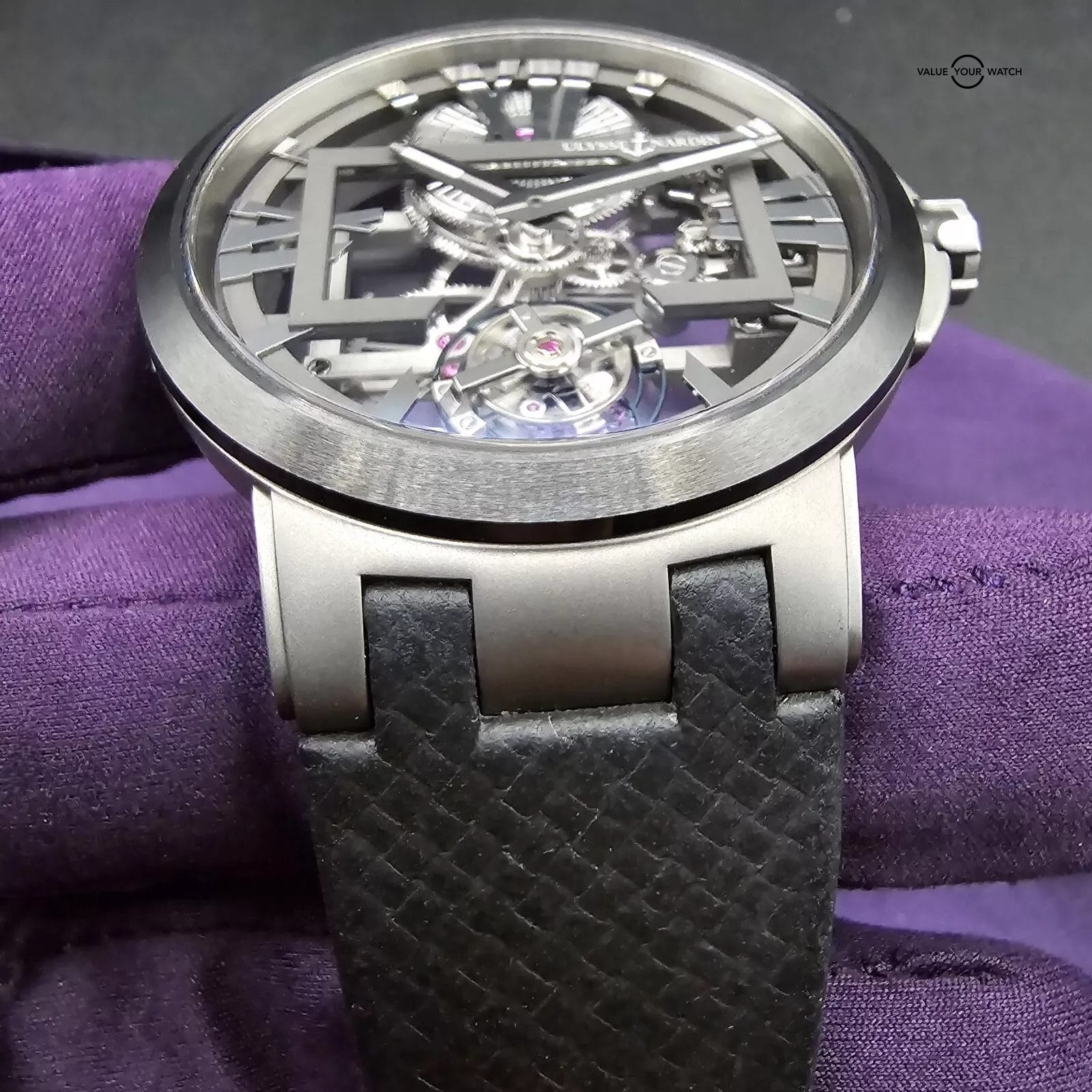 Ulysse Nardin Executive Tourbillon Skeleton- Ref 1713-139 45mm - Image 11