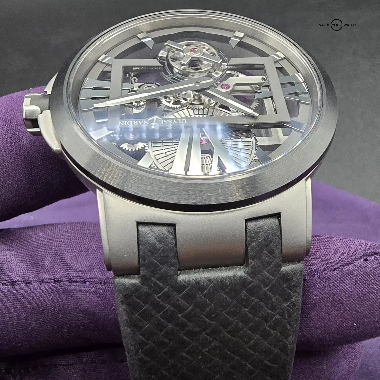 Ulysse Nardin Executive Tourbillon Skeleton- Ref 1713-139 45mm - Image 12