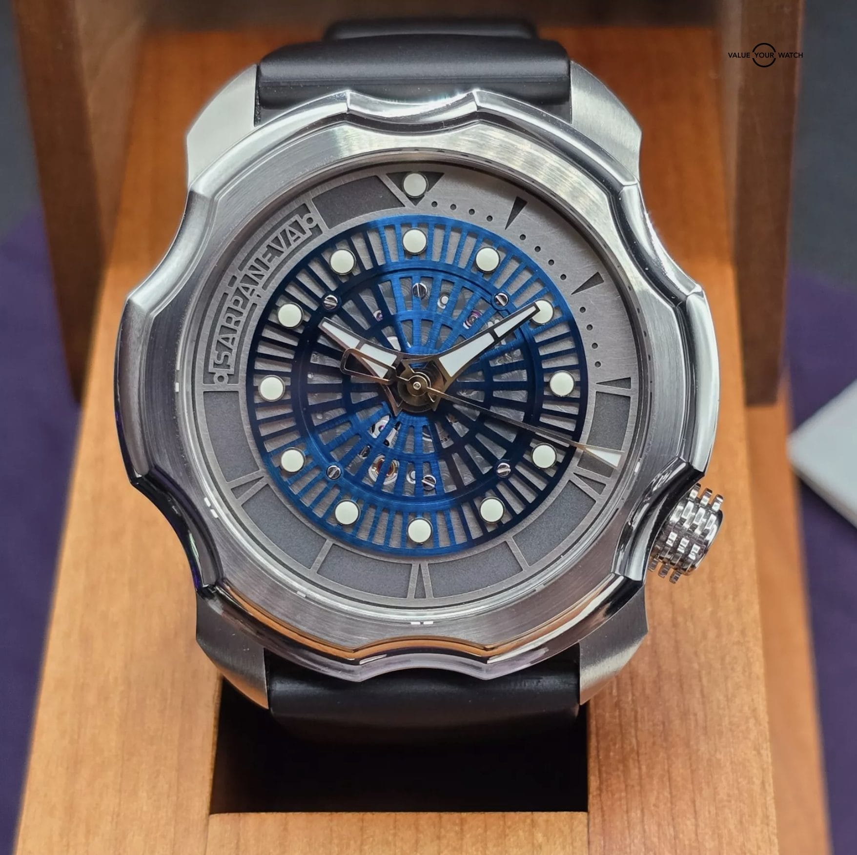 Sarpaneva Korona K0 Ruler Of Water Auto Steel Men Watch KORONA K0 RULER OF WATER