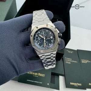 2021 MINT Audemars Piguet Royal Oak Offshore Beast Flyback Cal 26238ST Blue Dial