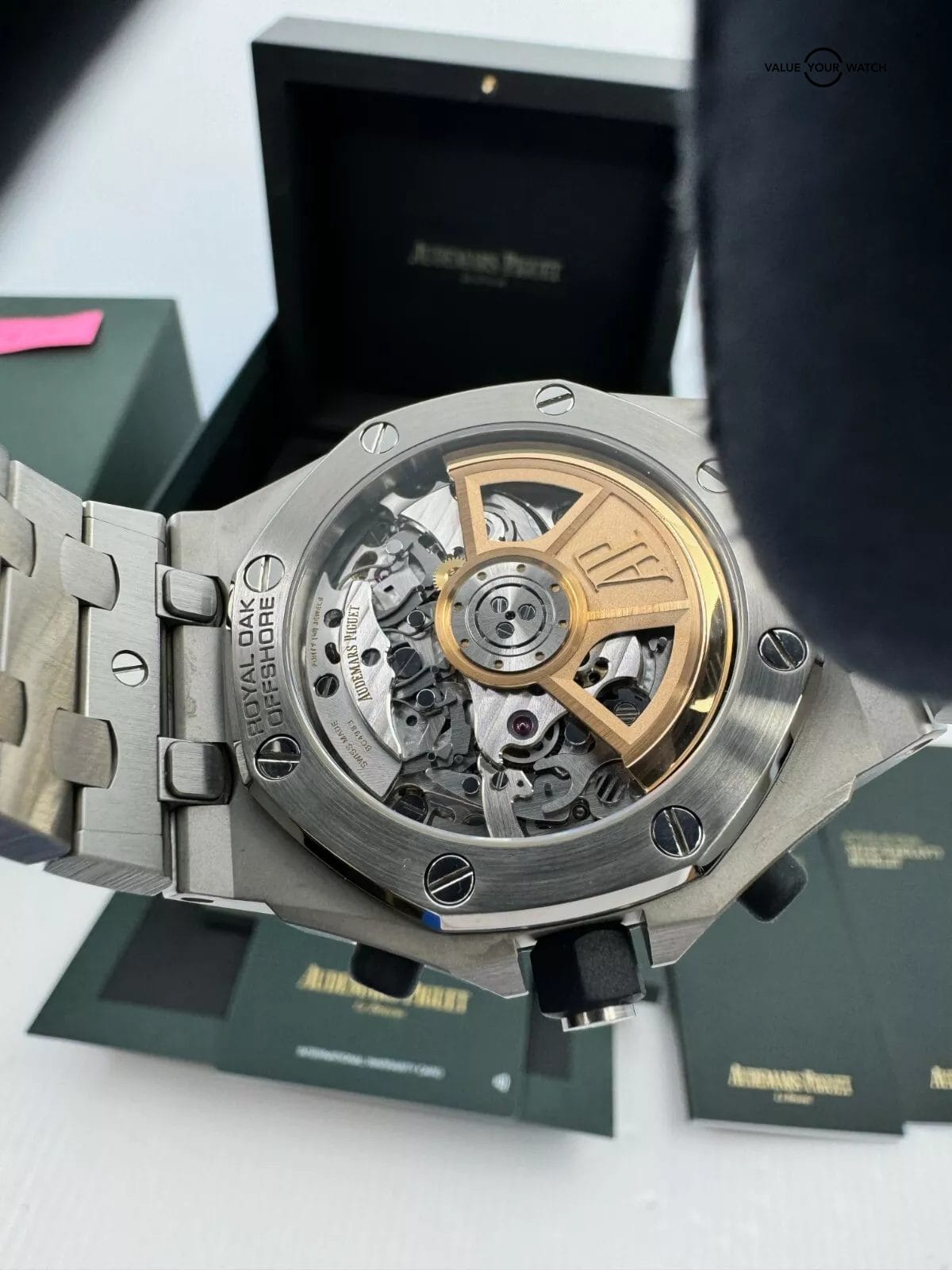 2021 MINT Audemars Piguet Royal Oak Offshore Beast Flyback Cal 26238ST Blue Dial - Image 7