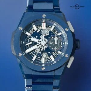 Hublot Big Bang Integrated Blue Ceramic 42MM & Bracelet – Complete Set