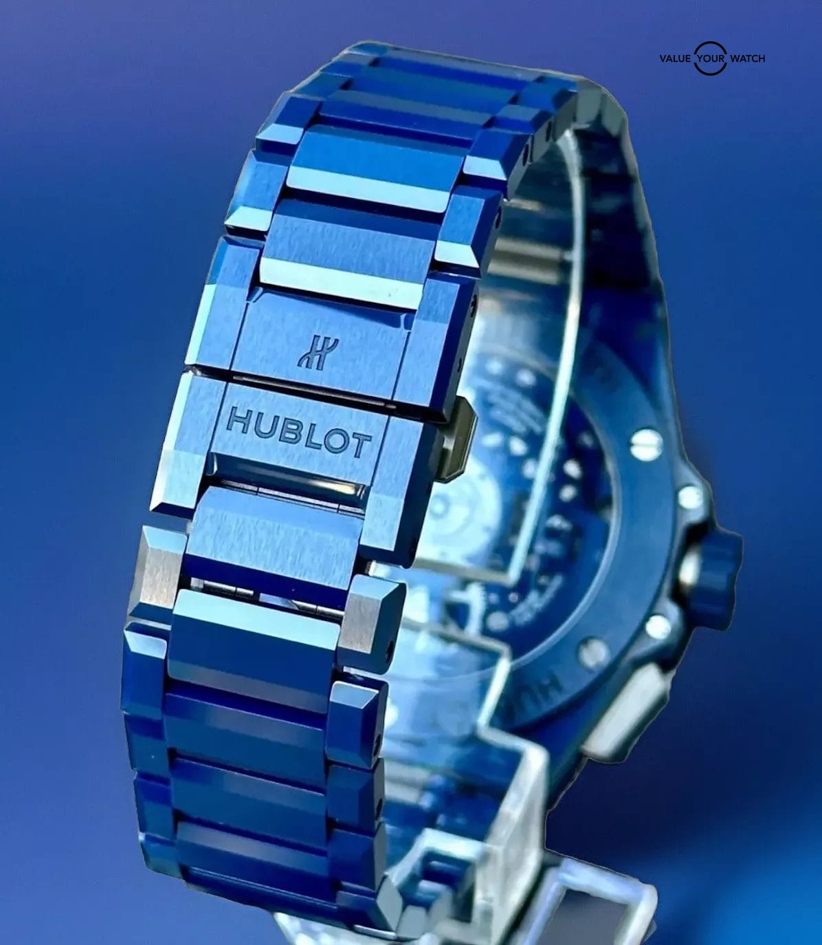 Hublot Big Bang Integrated Blue Ceramic 42MM & Bracelet - Complete Set - Image 3