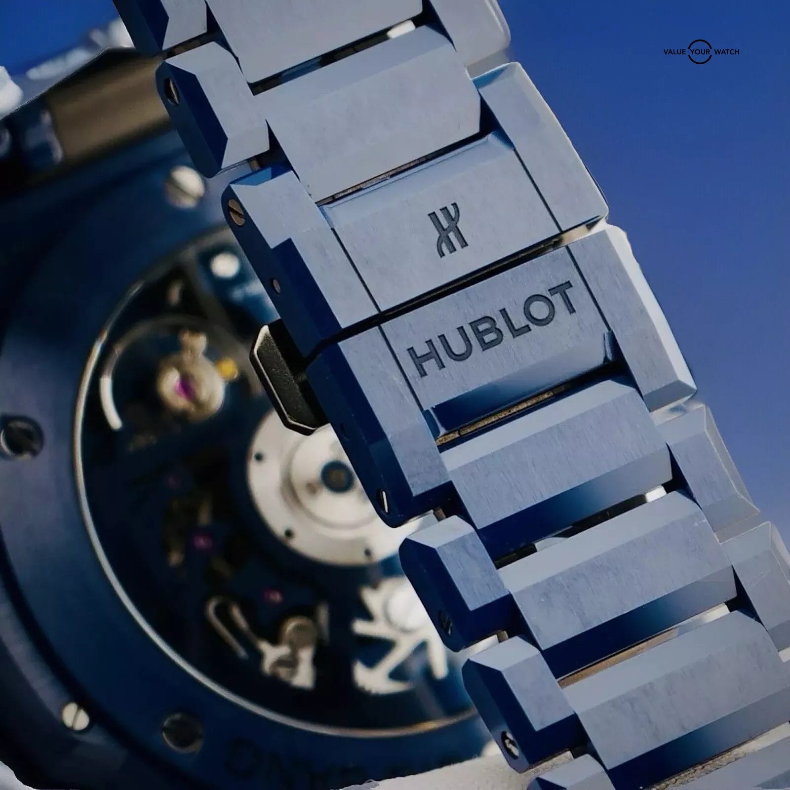 Hublot Big Bang Integrated Blue Ceramic 42MM & Bracelet - Complete Set - Image 11