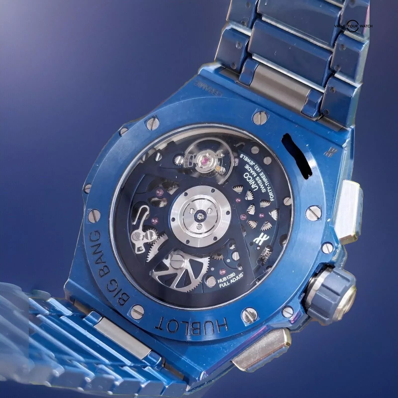 Hublot Big Bang Integrated Blue Ceramic 42MM & Bracelet - Complete Set - Image 14