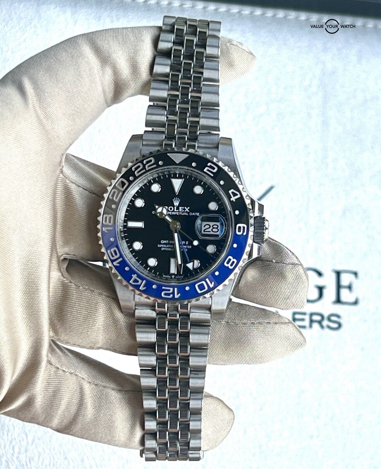 Rolex GMT-Master II 126710BLNR “Batman” On Jubilee Bracelet 2023