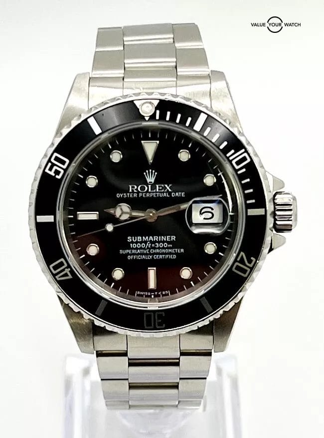 Rolex Submariner Date 16610 40mm 1998 Box Papers Fresh Service - Image 3