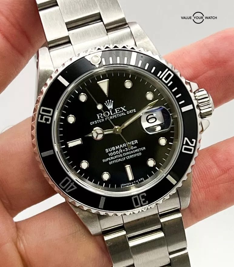 Rolex Submariner Date 16610 40mm 1998 Box Papers Fresh Service - Image 11