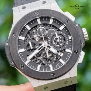 Hublot Aero Bang Big Bang 44 Ceramic Steel $18K MSRP Box Papers 311.SM.1170.GR