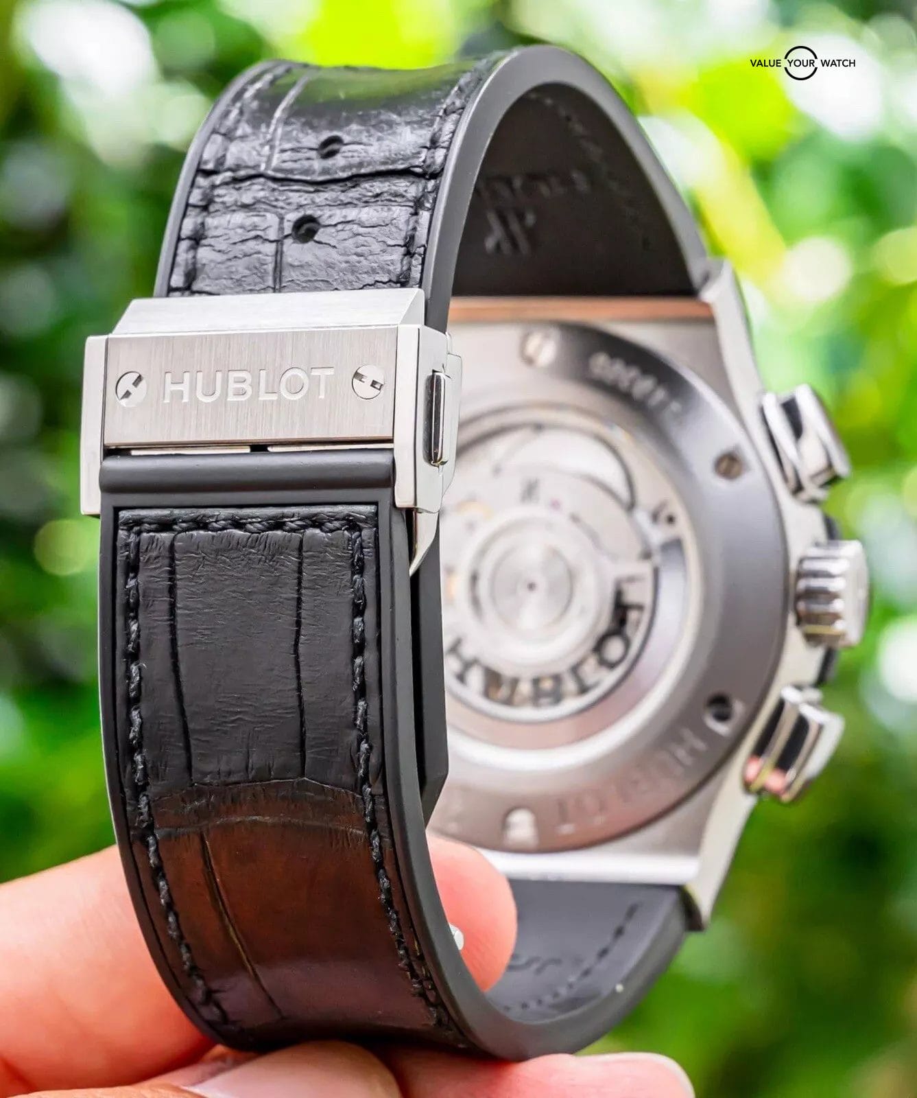 Hublot Classic Fusion Chronograph Titanium 45 mm Black Complete 521.NX.1171.LR - Image 12