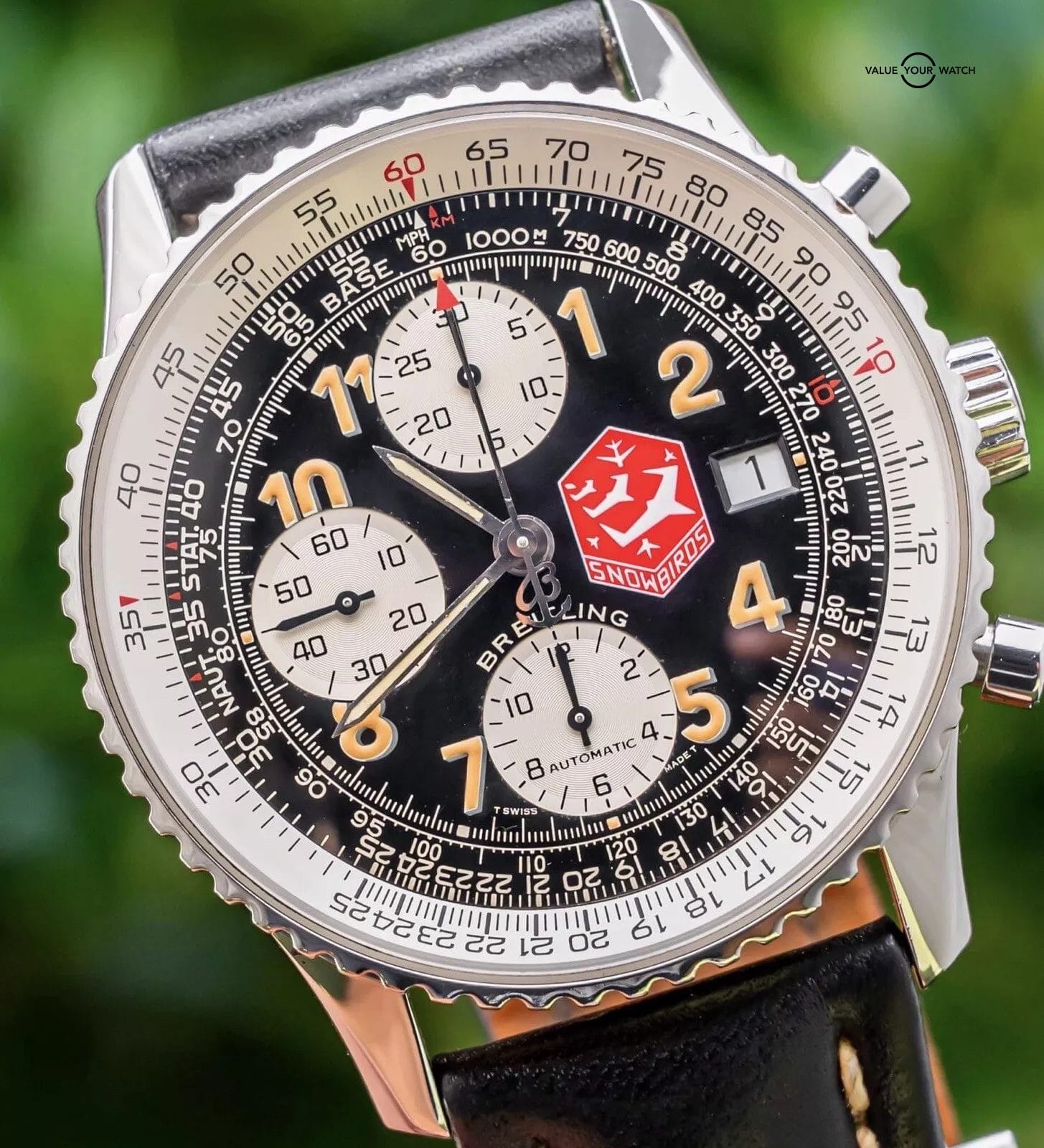Breitling Old Navitimer II Snowbirds Limited Edition of 1000 Box 42 mm A13022 Value Your Watch