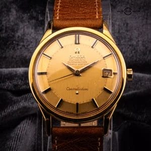 1966 Vintage Omega Constellation ‘Pie Pan’ in 18K Yellow Gold, Ref. 168.005/5