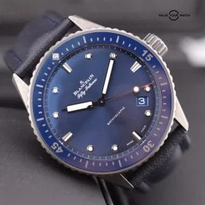 Blancpain Watch Fifty Fathoms Bathyscaphe Ceramic 5000-0240-052A 43mm Blue