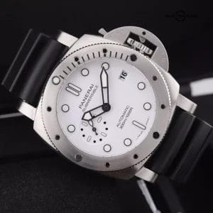 NEW 2024 Panerai Submersible 42mm Bianco PAM01223 | Complete w/ Strap + Tools