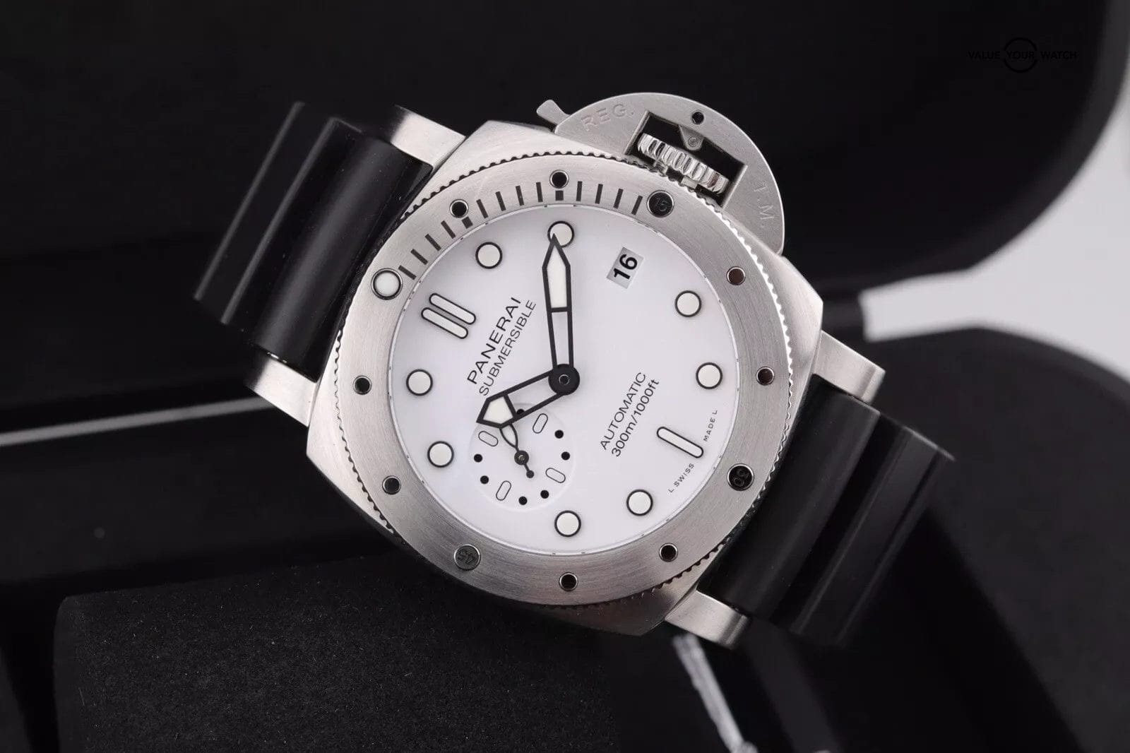 NEW 2024 Panerai Submersible 42mm Bianco PAM01223 | Complete w/ Strap + Tools
