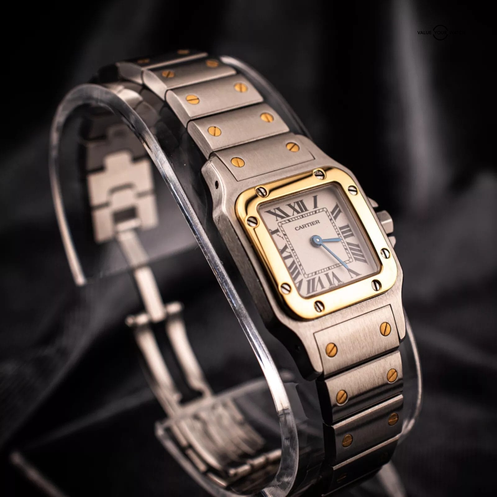 Cartier Santos Galbee Women's Watch, Ref. 1567 with Box - Image 3