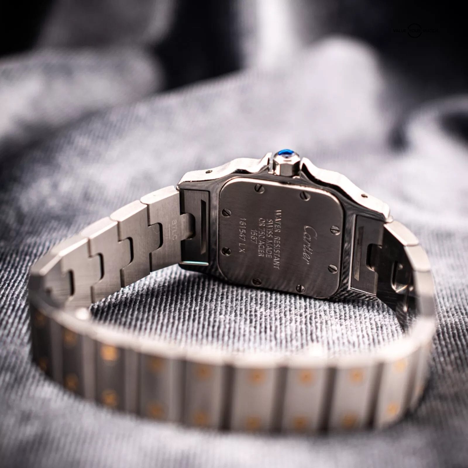 Cartier Santos Galbee Women's Watch, Ref. 1567 with Box - Image 9