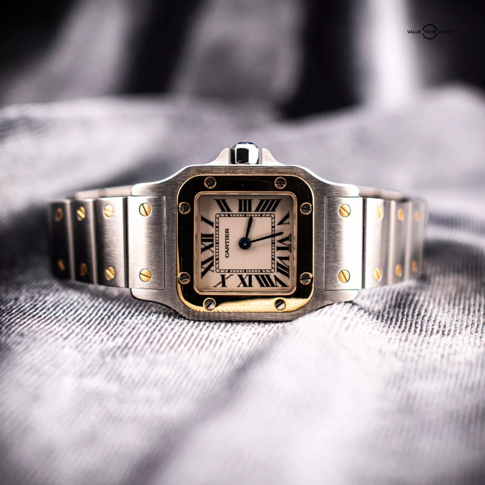 Cartier Santos Galbee Women's Watch, Ref. 1567 with Box - Image 10