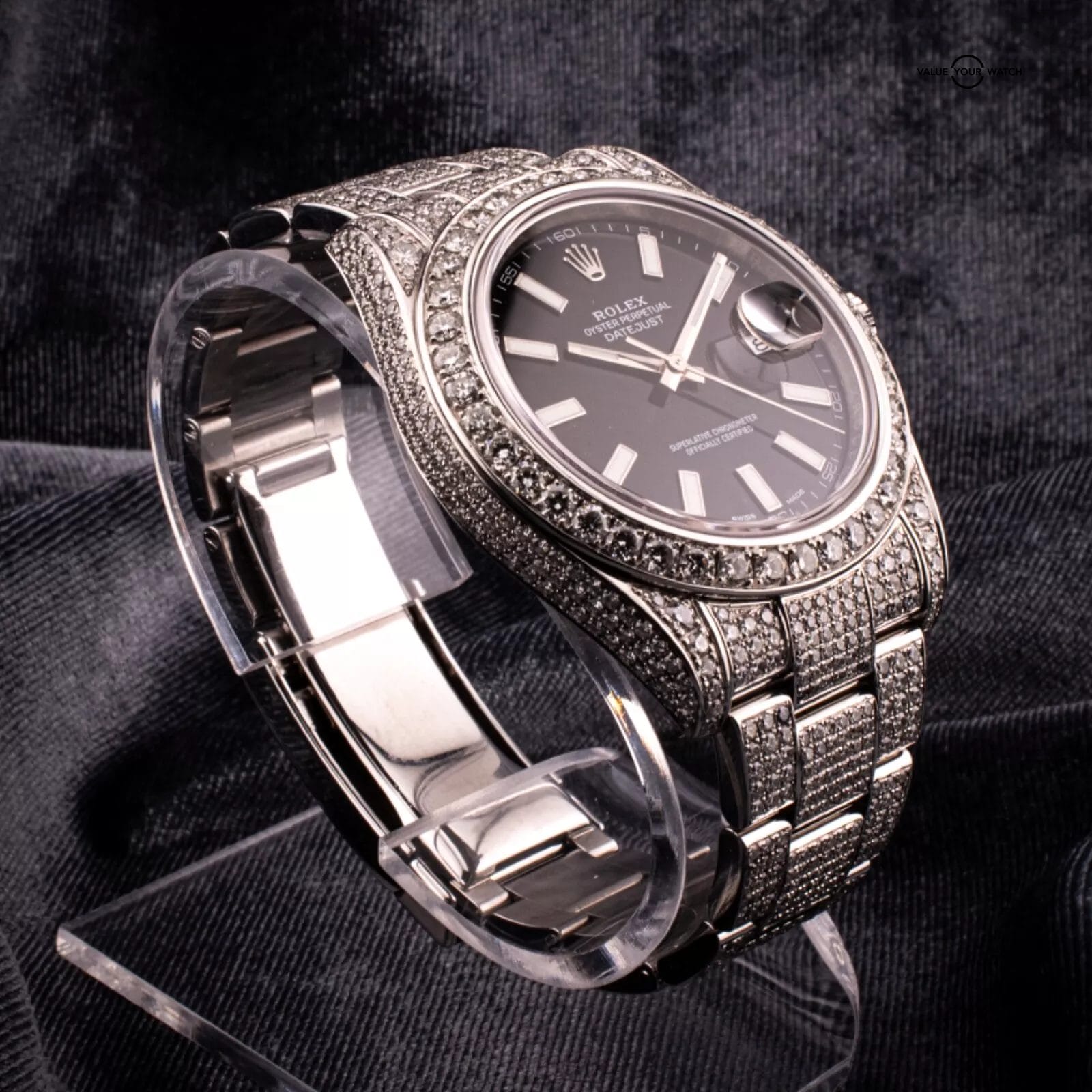 Rolex Datejust II 41mm 20CT AM Diamond Bust/Buss Down Piece, Ref 116300 with Box - Image 2