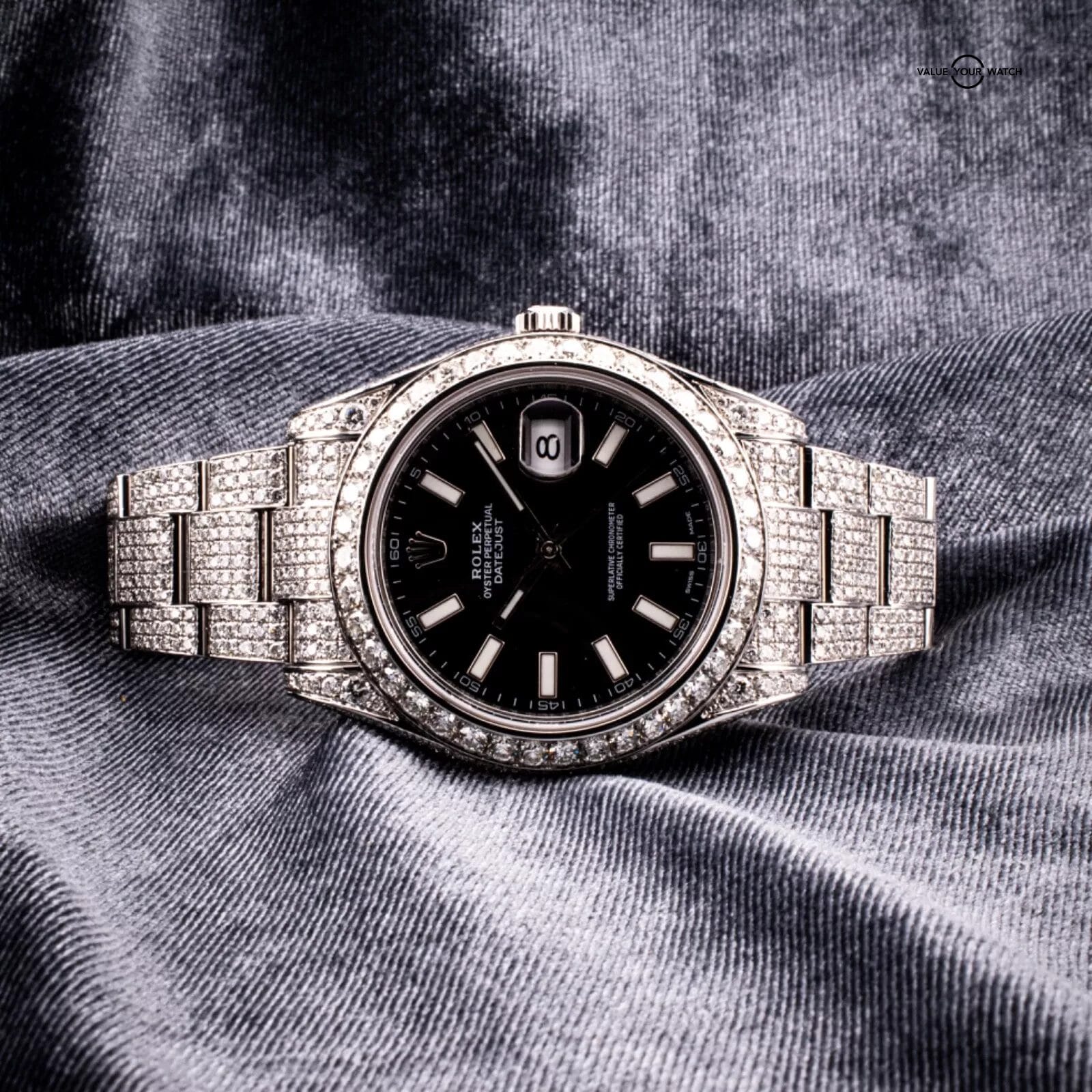 Rolex Datejust II 41mm 20CT AM Diamond Bust/Buss Down Piece, Ref 116300 with Box - Image 11