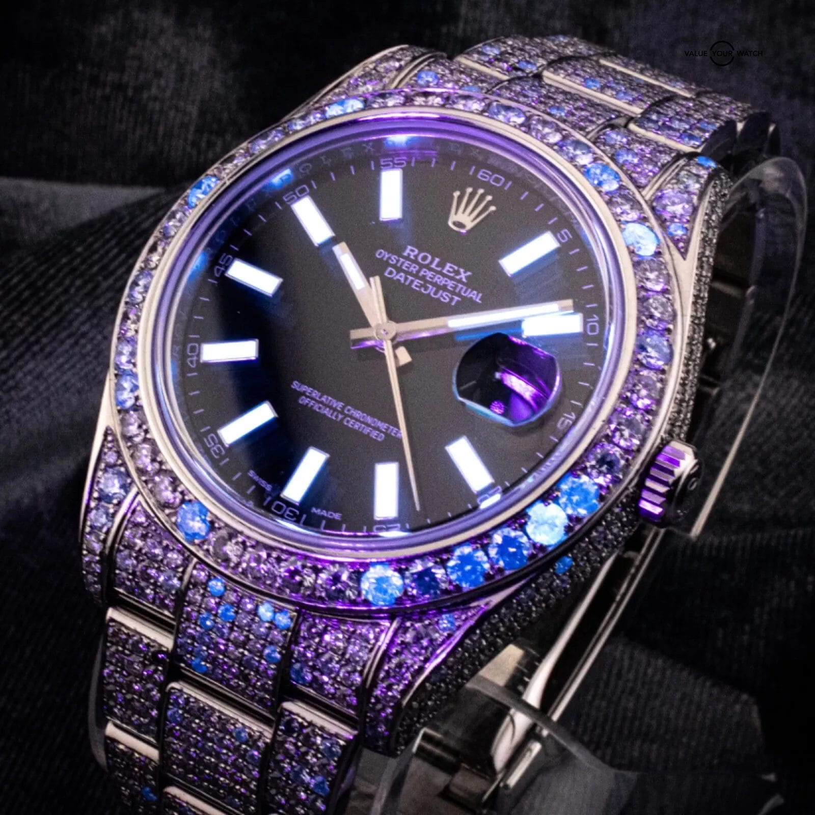 Rolex Datejust II 41mm 20CT AM Diamond Bust/Buss Down Piece, Ref 116300 with Box - Image 12