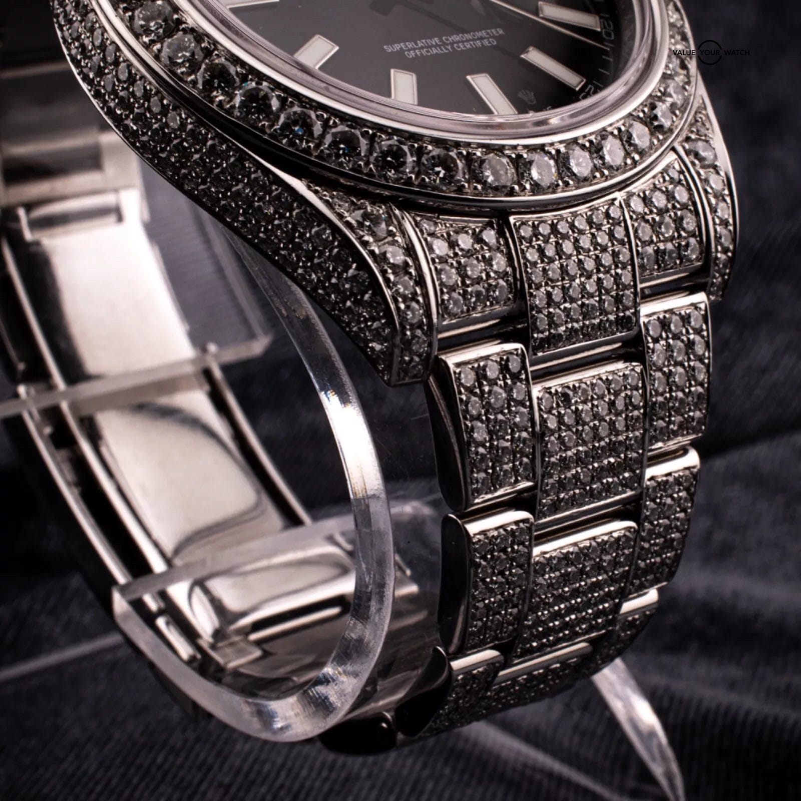 Rolex Datejust II 41mm 20CT AM Diamond Bust/Buss Down Piece, Ref 116300 with Box - Image 13