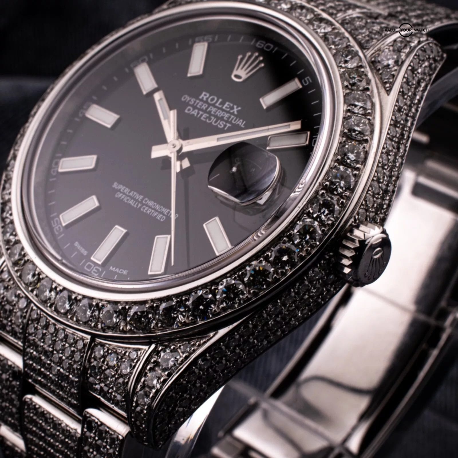 Rolex Datejust II 41mm 20CT AM Diamond Bust/Buss Down Piece, Ref