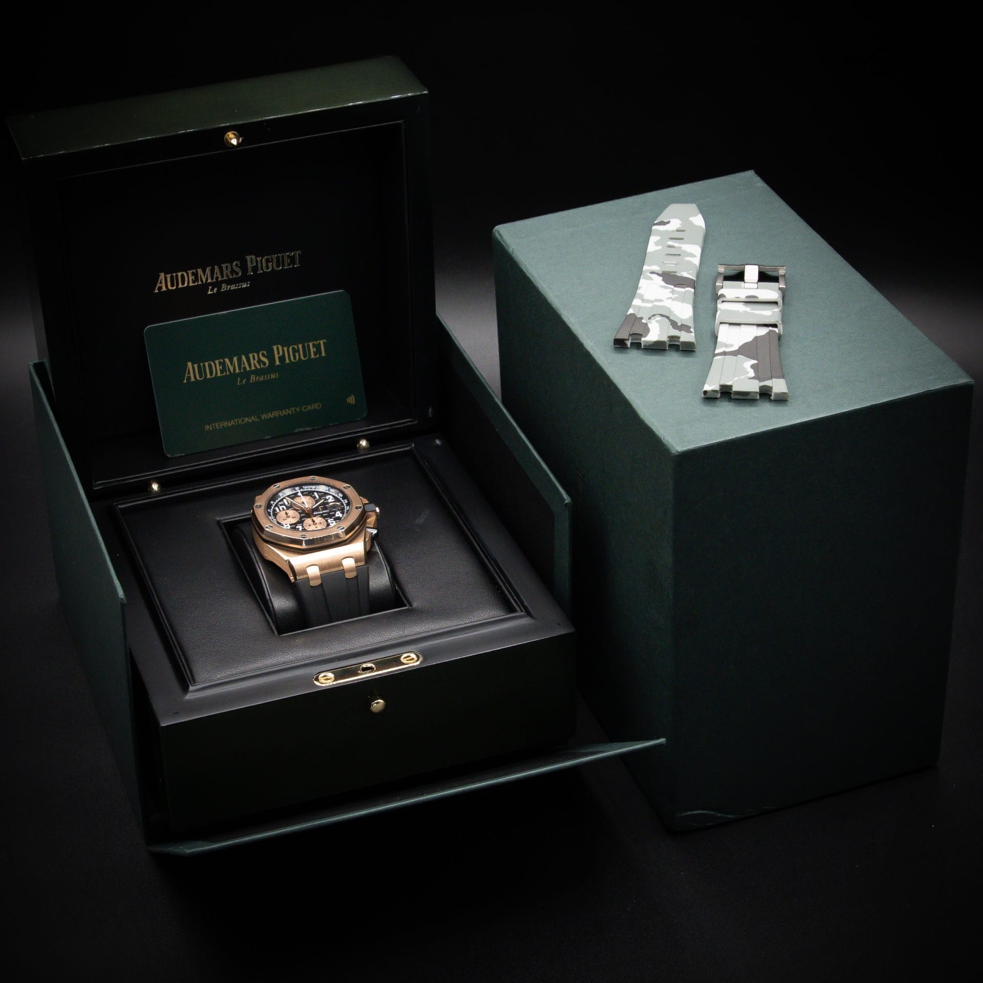 Audemars Piguet AP Watch Box Wooden Case Le Brassus Green