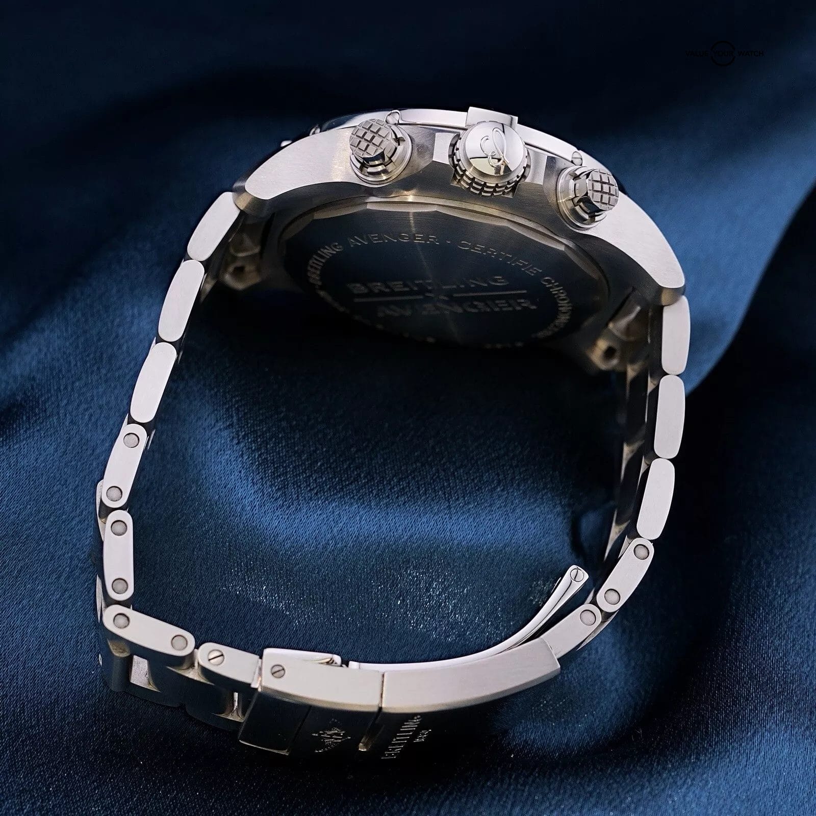 Breitling Super Avenger 48MM Black Dial A13375 & Bracelet - Warranty - Full Set - Image 4