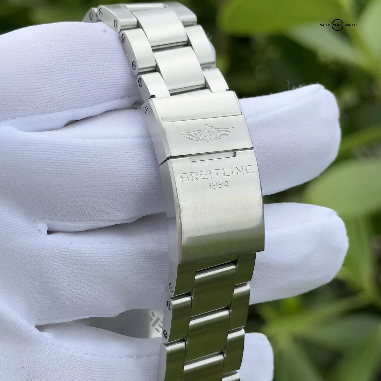 Breitling Super Avenger 48MM Black Dial A13375 & Bracelet - Warranty - Full Set - Image 9