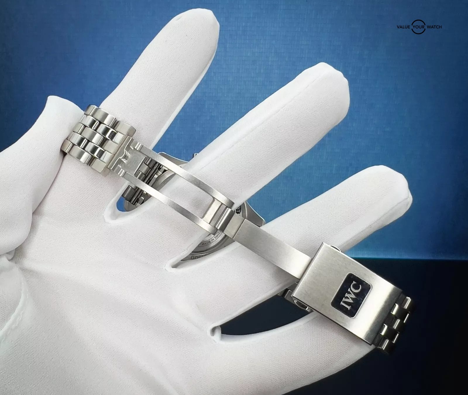 IWC Pilot's Blue Dial Chronograph Men's Watch - IW388102 - Image 5