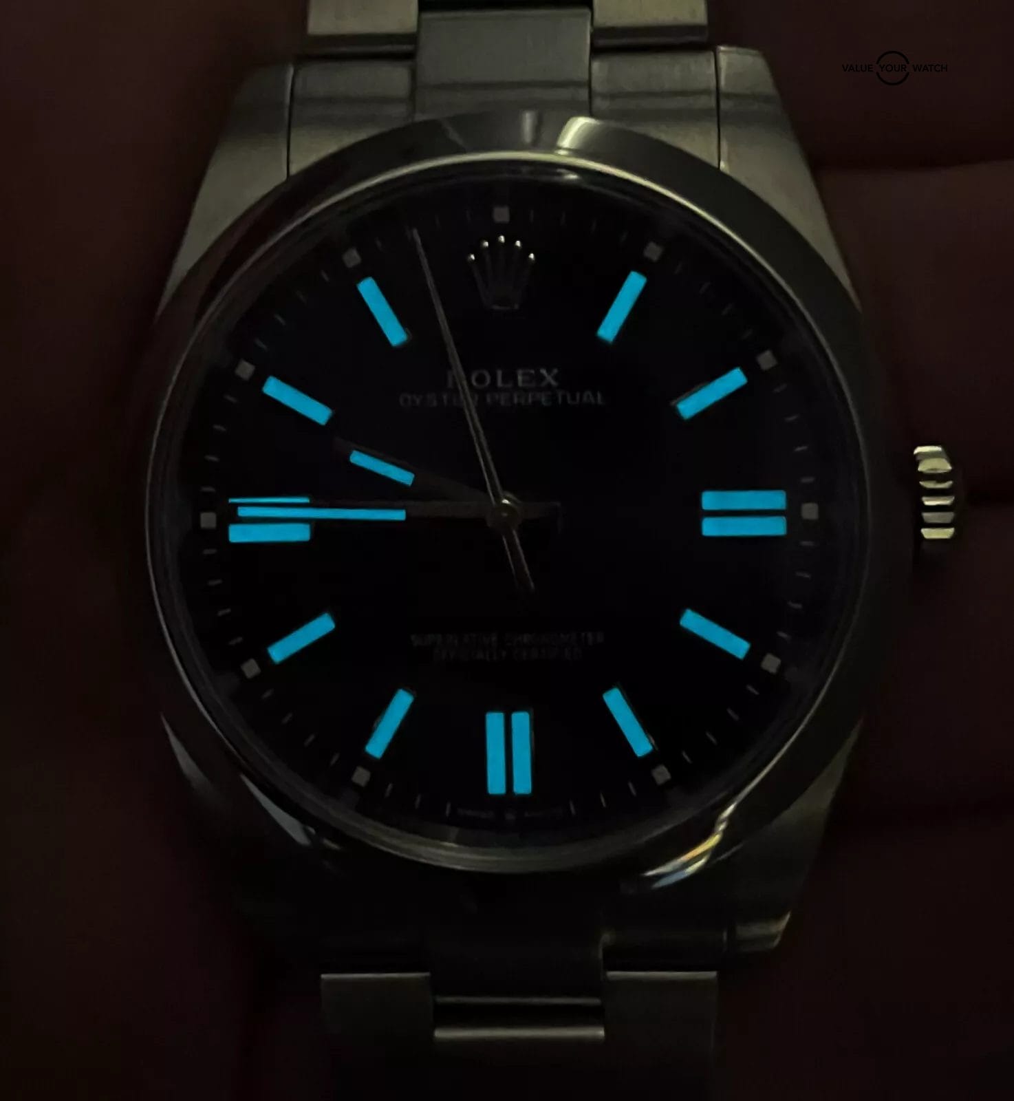 Rolex Oyster Perpetual 41 124300 Blue Dial Stainless Steel! - Image 5