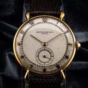 Vacheron Constantin 18K Yellow Gold, cal 453 Watch with Tear Drop Lugs, Ref 4126