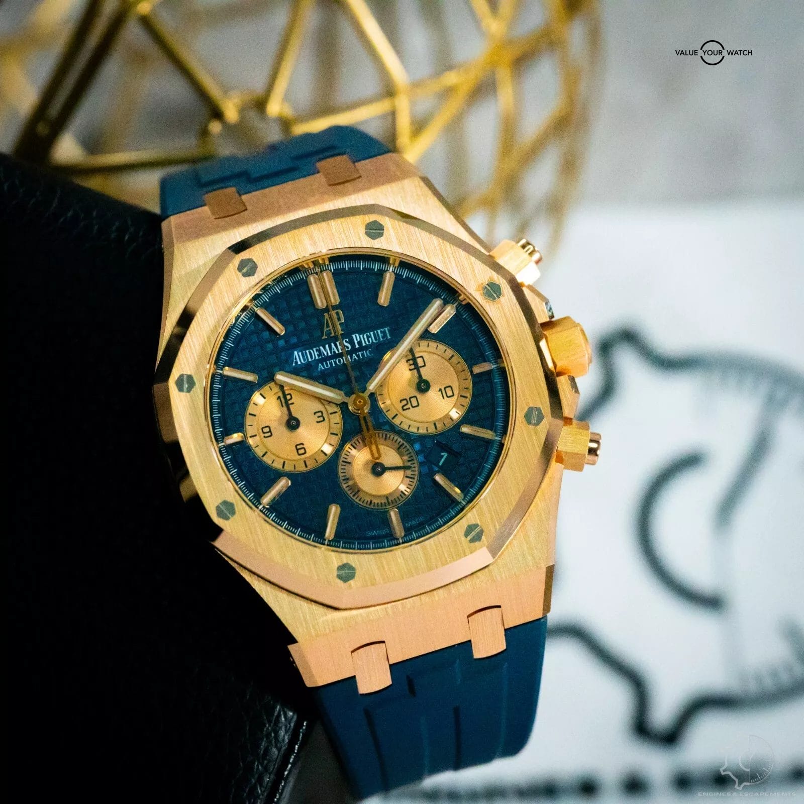 Audemars Piguet Royal Oak Chronograph Rose Gold Box/Papers- 26331OR.OO.D315CR.01 - Image 3