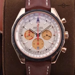 Breitling Chrono-Matic R14360 Limited Edition Gold Leather 2024 Factory Service!