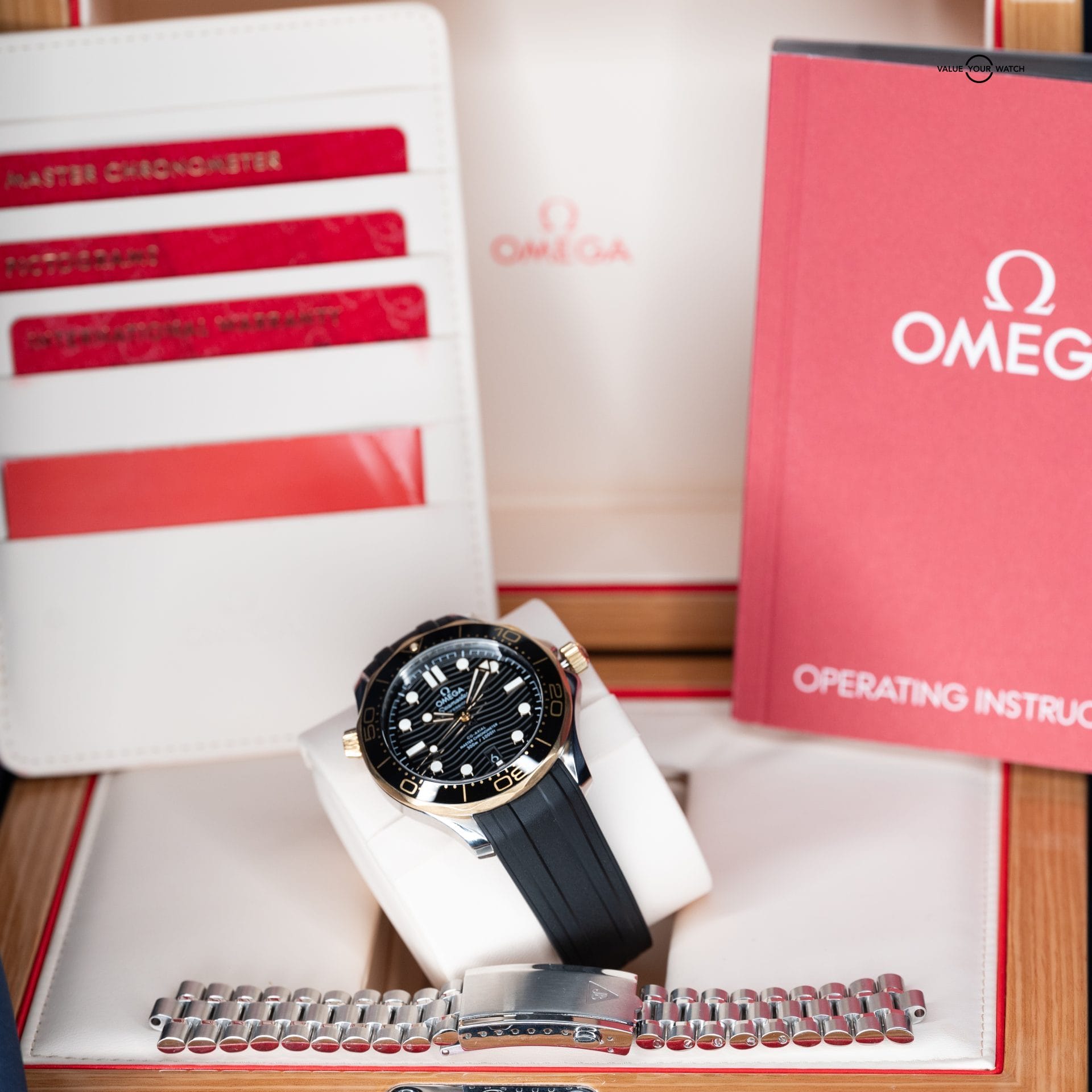 Omega Seamaster Professional Diver 300M Black & 18K Sedna Gold 42mm Wave Dial Ref: 210.22.42.20.01.002 - Image 18