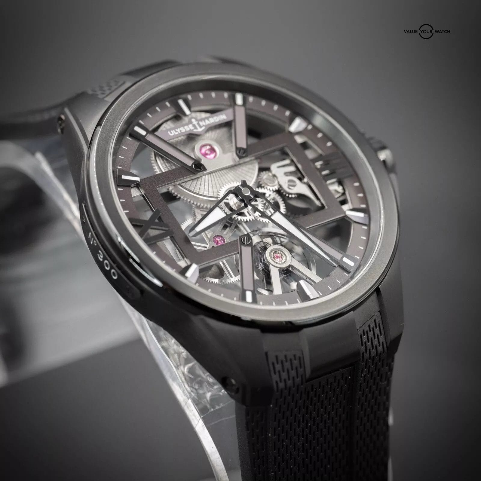 Ulysse Nardin Executive Skeleton X 3713-260-3/BLACK 42mm Titanium Complete Set - Image 7