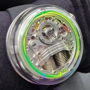HYT H5 Green, Fluid Mechanical Skeleton Timepiece! Full set, 1 of 25 limited run